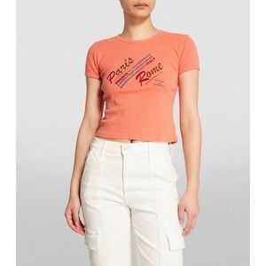 Mother Itty Bitty Ringer Tee Shirt in Paris Rome L